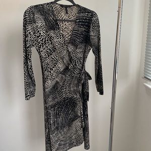 BCBGMaxAzria Printed Wrap Dress